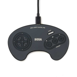 Numskull Official SEGA Mega Drive Controller Wireless Charger Pad