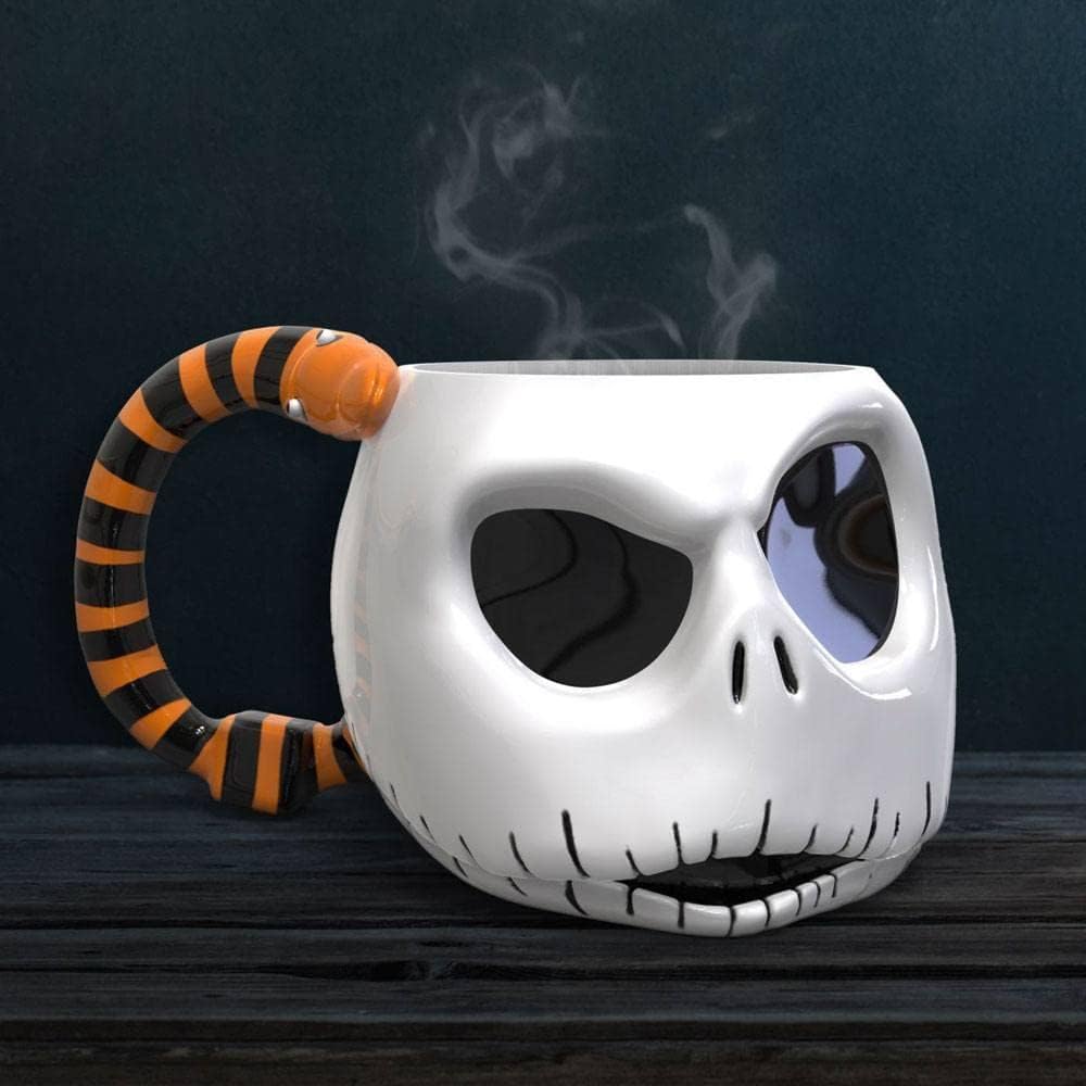 Paladone Nightmare Before Christmas Shaped Mug, 400ml (13 fl oz) Jack Skellington Ceramic Mug - Image 2