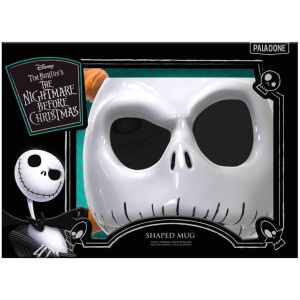 Paladone Nightmare Before Christmas Shaped Mug, 400ml (13 fl oz) Jack Skellington Ceramic Mug