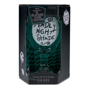 Nightmare Before Christmas Glow in the Dark Glass