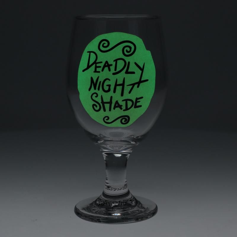 Nightmare Before Christmas Glow in the Dark Glass - Image 3