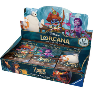 Ravensburger Disney Lorcana: Azure Sea Display with 24 Booster Packs